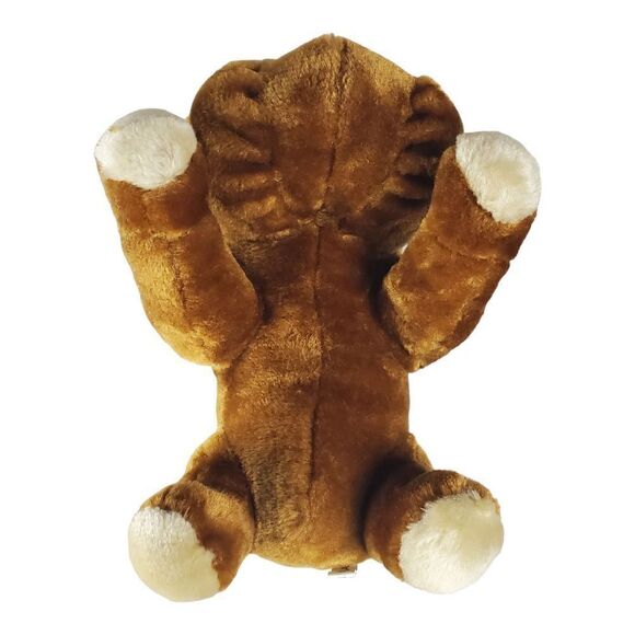 Bulldog Plush Realistic Puppy Brown Stuffed Animal Soft Toy Gift Loveable 10" - Picture 3 of 9